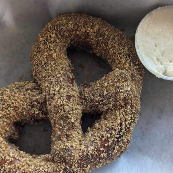 The Malted Barley - Apple filled pretzel with cream cheese frosting! - Pretzels Near Me - Providence, Rhode Island The Malted Barley - Apple filled pretzel with cream cheese frosting! - Pretzels Near Me - Providence, Rhode Island