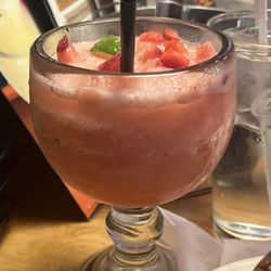 Strawberry margarita frozen! Beyond expectations!