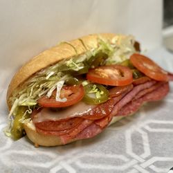 Mapleton Deli - Italian Rambo: Three delicious meats, capacolla, salami, and pepperoni topped with your choice of veggies