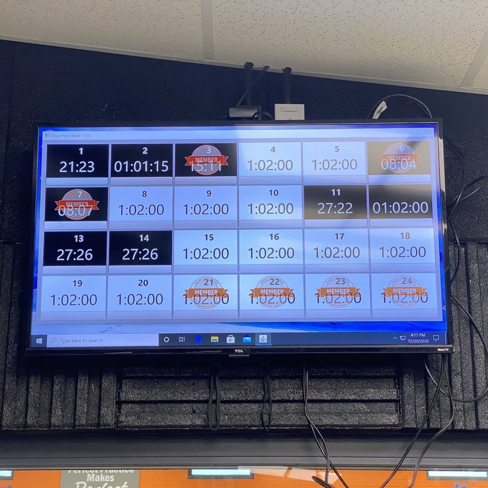 Range USA Akron - Range screens to monitor time sold - Gun/Rifle Ranges Near Me - Akron, Ohio Range USA Akron - Range screens to monitor time sold - Gun/Rifle Ranges Near Me - Akron, Ohio