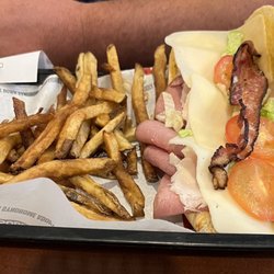 Penn Station East Coast Subs - Lots of bacon !