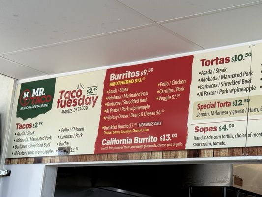 Menu photo 5 Mr. Taco Centennial, CO