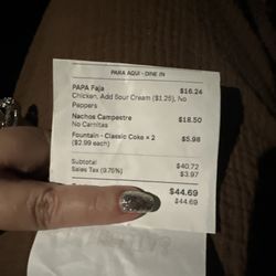 Carmelitas Comida Mexicana - The prices!!