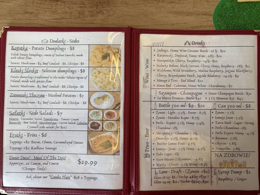 Menu photo 4 U Babci Lake Forest, CA