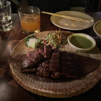 Zuma - 10 oz skirt steak shiso chimichurri - Sushi Bars Near Me - New York, New York Zuma - 10 oz skirt steak shiso chimichurri - Sushi Bars Near Me - New York, New York