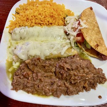 El Jefe - Combination #2 Taco, 2 Enchiladas - Mexican Near Me - Webster, Texas