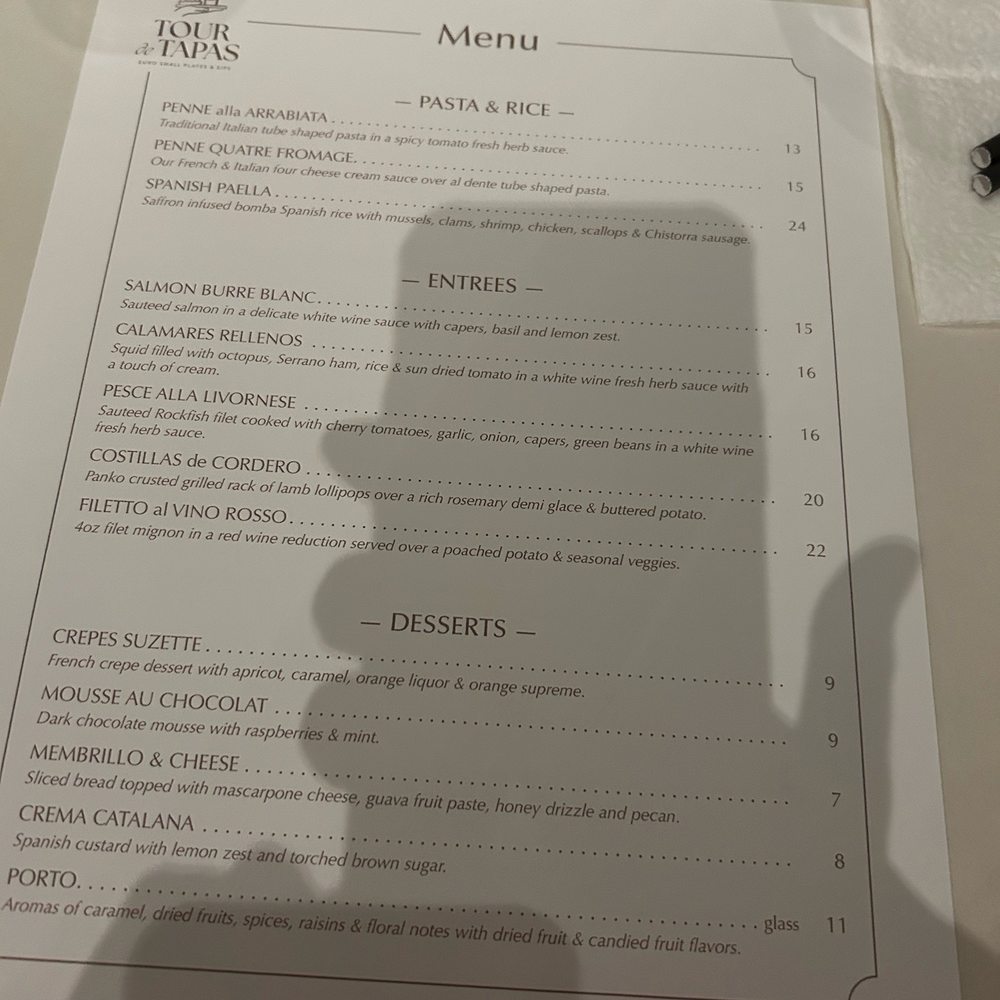 Tour de Tapas - menu - Tapas/Small Plates Near Me - La Mesa, California Tour de Tapas - menu - Tapas/Small Plates Near Me - La Mesa, California