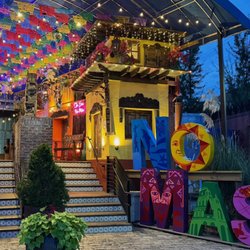 No Mas! Cantina - Entrance to No Mas! Cantina from the Haynes St. parking lot. Please remember to bring your license plate number to the host stand to validat