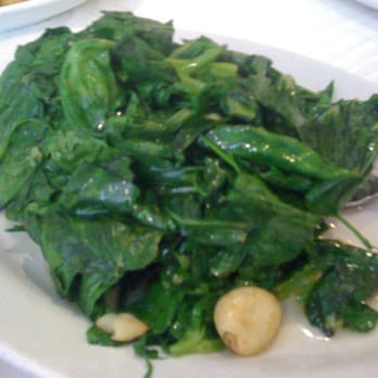 La Maison VIP - Snow Pea Leaves with Garlic - Chinese Near Me - Montreal, Quebec