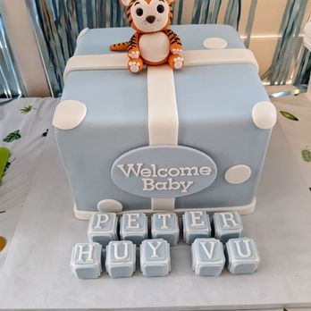 Whisk Cake Creations - a welcome baby cake - Bakeries Near Me - Alameda, California Whisk Cake Creations - a welcome baby cake - Bakeries Near Me - Alameda, California