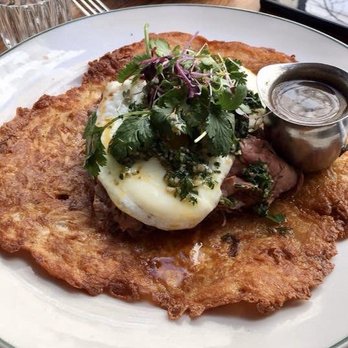 Maison Pickle - Pork Cassoulet Loaded Hash Browns - Cocktail Bars Near Me - New York, New York