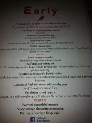 Menu photo 3 The Ivy House Dublin, D
