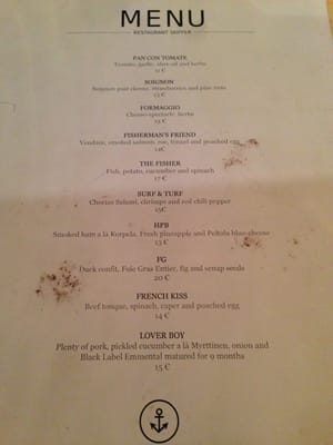 Menu photo 2 Skiffer Erottaja Helsinki, 18