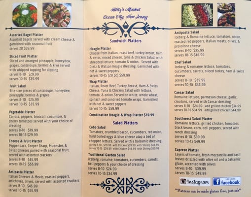 Menu photo 1 Blitz's Market Ocean City, NJ Menu photo 1 Blitz's Market Ocean City, NJ