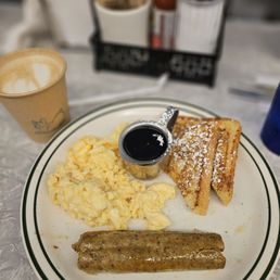 French toast and biscoff latte French toast and biscoff latte