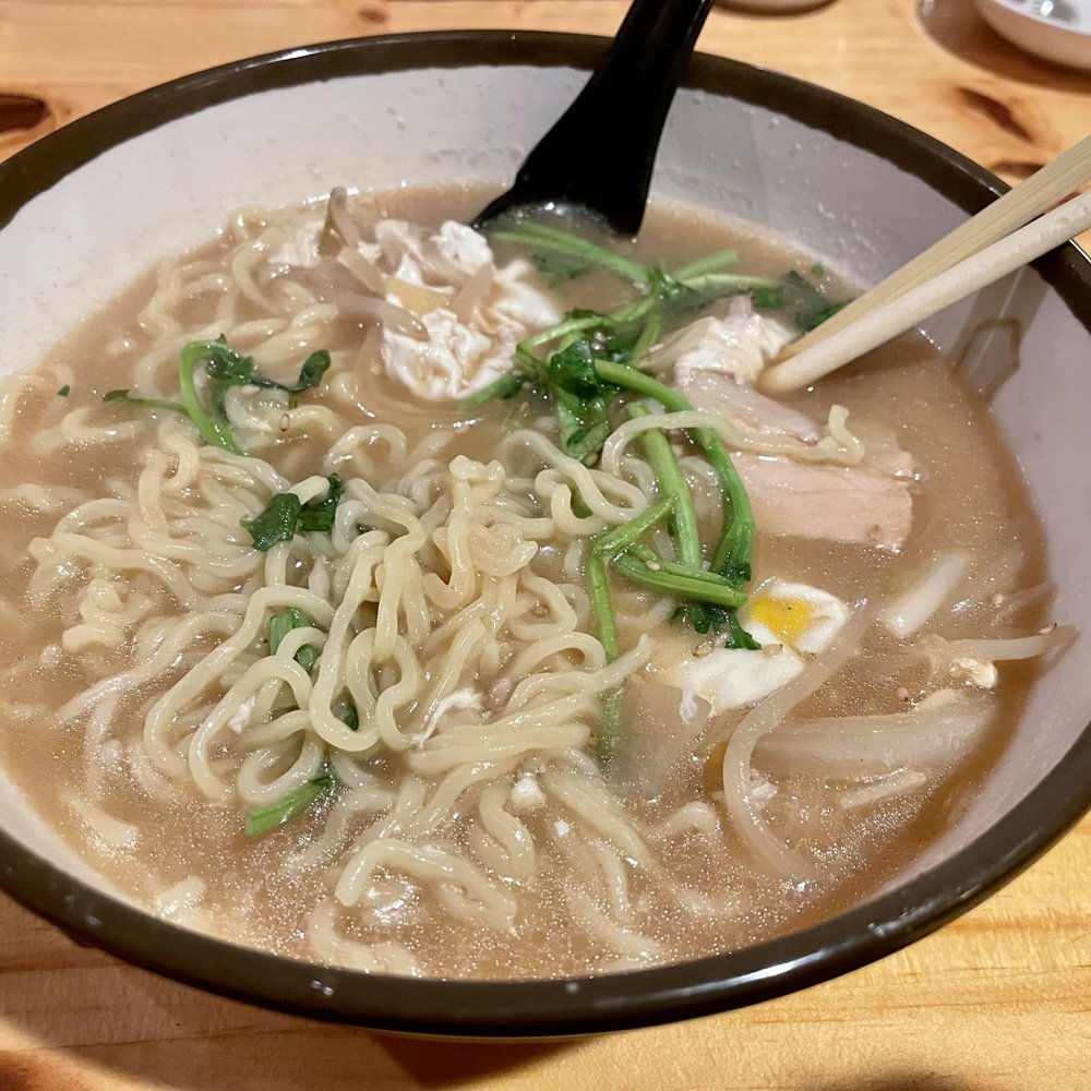 Tonkotsu Ramen was subpar. Get the sushi instead. Tonkotsu Ramen was subpar. Get the sushi instead.