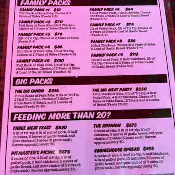 South Winchester BBQ - Menu - Barbeque Near Me - San Jose, California