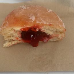 Best cherry filled doughnut ever! Best cherry filled doughnut ever!