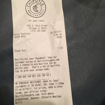 Chipotle Mexican Grill - S/O to the lady at the beginning of the line. I hope this info can help find you - Mexican Near Me - Chicago, Illinois Chipotle Mexican Grill - S/O to the lady at the beginning of the line. I hope this info can help find you - Mexican Near Me - Chicago, Illinois