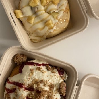 Cinnaholic - Jelly Doughnut and Caramel Apple - Desserts Near Me - Seattle, Washington
