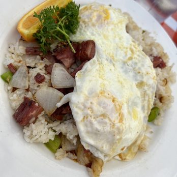 Sue’s Place - Corned beef with garlic rice and over medium eggs - Breakfast & Brunch Near Me - Pinole, California Sue’s Place - Corned beef with garlic rice and over medium eggs - Breakfast & Brunch Near Me - Pinole, California