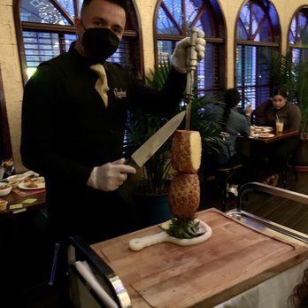 Rainhas Churrascaria - Johnny with the famous pineapple! You have to try it! - Brazilian Near Me - Corona, New York
