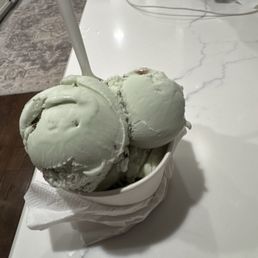 Mint chocolate chip ice cream