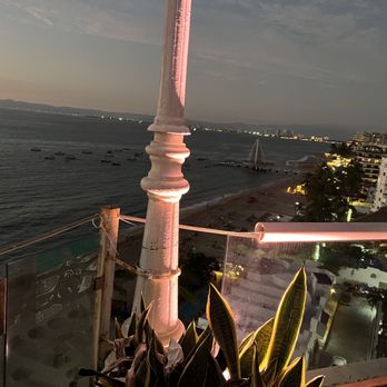 Blue Chairs Resort - Looking north from Roof top bar - Hotels Near Me - Puerto Vallarta, JAL Blue Chairs Resort - Looking north from Roof top bar - Hotels Near Me - Puerto Vallarta, JAL