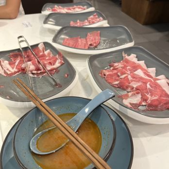 Happy Lamb Hot Pot - Leftover meats - Mongolian Near Me - Chicago, Illinois
