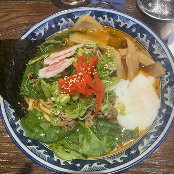 HINODEYA Ramen Union Square - Spicy sukiyaki beef ramen - Ramen Near Me - San Francisco, California