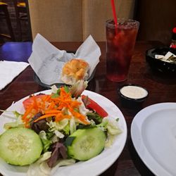 Adriatic Cafe Italian Grill - Spring - Side salad with ranch and that delicious bread!