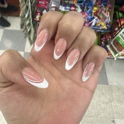 Lux Nails and Spa - I've had my nails done before in other places also almond like in this picture and that's the shape I was expecting