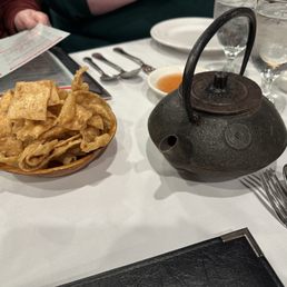 Tea and chips Tea and chips
