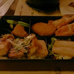 Veggie bento - soooo good!! You get a little bit of everything