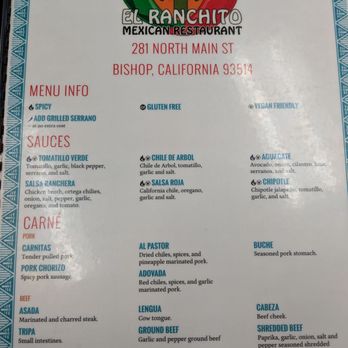 El Ranchito - Mexican Near Me - Bishop, California El Ranchito - Mexican Near Me - Bishop, California