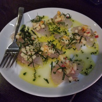 Bundok - Sea bream crudo @ Bündok - Canadian (New) Near Me - Edmonton, Alberta