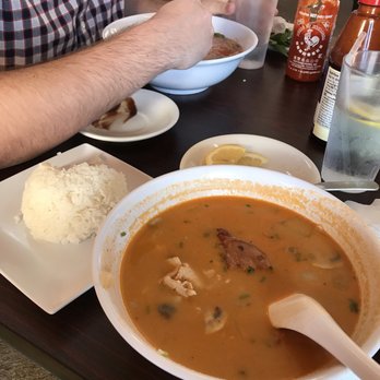 Basil - Tom Ka with chicken and rice - Asian Fusion Near Me - San Angelo, Texas
