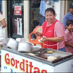 Gorditas Aracey - Everybody seems to enjoy having their photo taken; I didn't even have to say "Cheese" to get smiles from everybody in the photo.