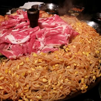 Honey Pig - The most bean sprouts they've ever given... my friends love these. - Korean Near Me - Duluth, Georgia