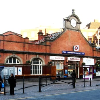 Hammersmith London Underground Station - Main facade on Beadon Road - Public Transportation Near Me - London, XGL