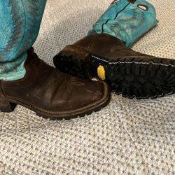 Village Shoe Repair - Olathe buckaroo with full Vibram sole.
NOT FOR RIDING!