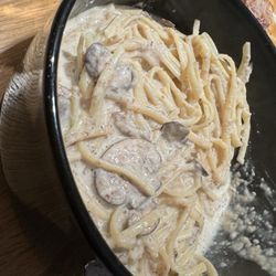 Ortner's Restaurant - Pasta with mushroom gravy