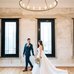 The Laundry Event Hall - Bride and groom in the upstairs ballroom