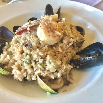 Mezza Luna Restaurant - Seafood Risotto - Italian Near Me - Half Moon Bay, California