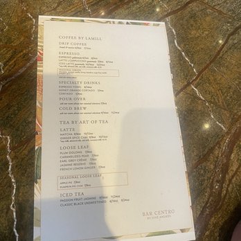 Bar Centro by José Andrés - Menu - Cocktail Bars Near Me - Las Vegas, Nevada Bar Centro by José Andrés - Menu - Cocktail Bars Near Me - Las Vegas, Nevada
