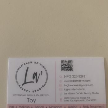La’ Glam De’ Vin Luxe Events - Great location, clean, nice & nicely decorated - Hair Salons Near Me - Alpharetta, Georgia