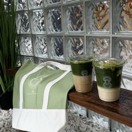Brown Sugar Matcha and Golden Banana Matcha