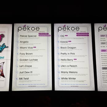 Pekoe - Menu 2/1/2016 - Coffee & Tea Near Me - San Jose, California Pekoe - Menu 2/1/2016 - Coffee & Tea Near Me - San Jose, California