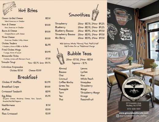 Menu photo 5 Groundworks Cafe Nutley Nutley, NJ