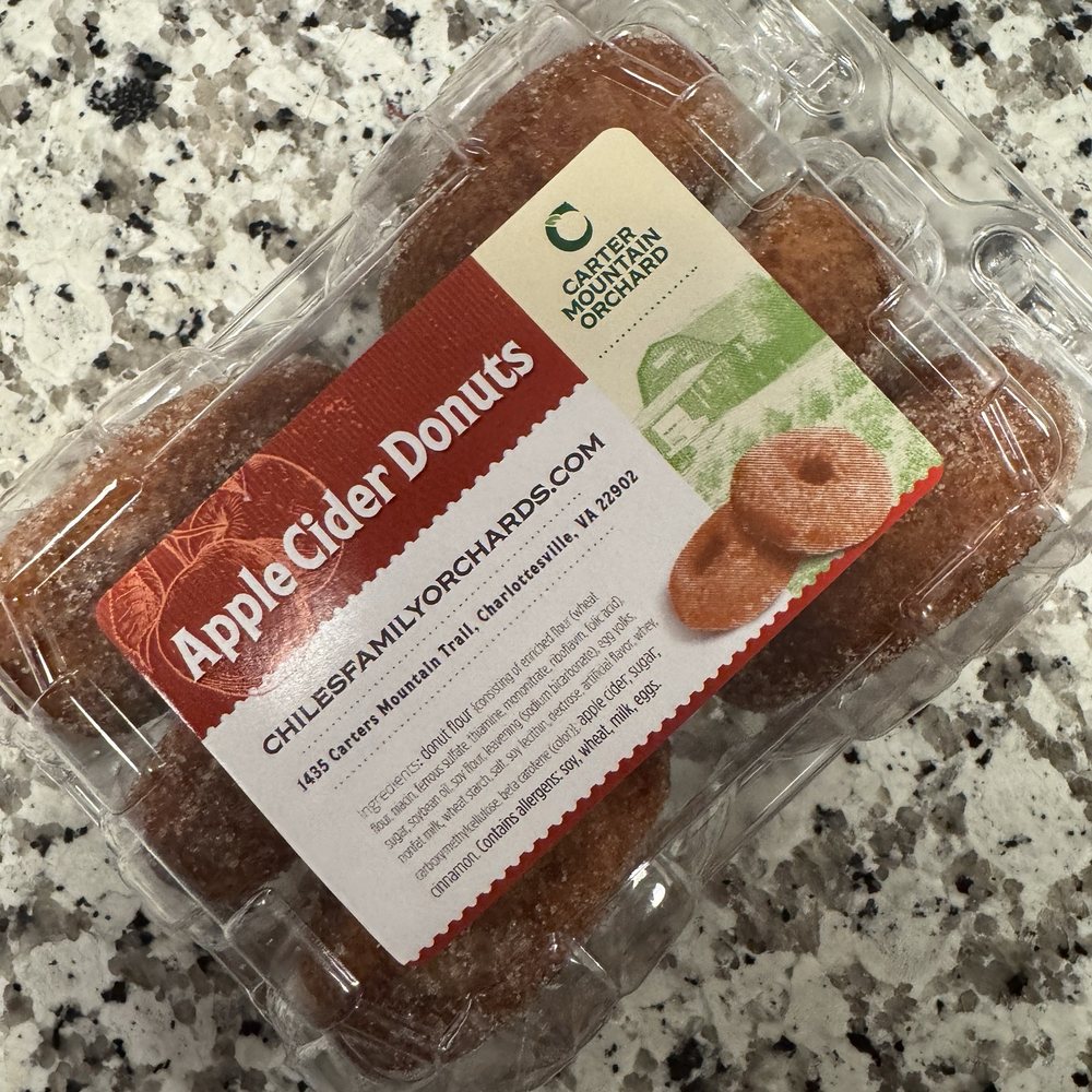 Carter Mountain Orchard - Apple cider donuts! Try dipped in milk - Pick Your Own Farms Near Me - Charlottesville, Virginia Carter Mountain Orchard - Apple cider donuts! Try dipped in milk - Pick Your Own Farms Near Me - Charlottesville, Virginia